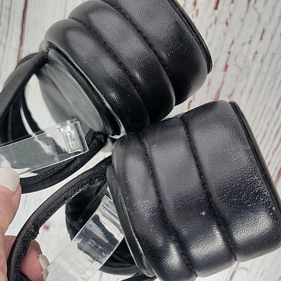 FREE PEOPLE Harper Black Platform Sandals Size 37.5 - Picture 8 of 10